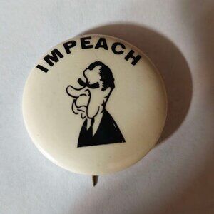 NIXON IMPEACH Pin 1"
